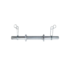 BARRA MACIÇA CROMADA RECARTILHADA C/PRESILHA 0,30 - 0,40CM