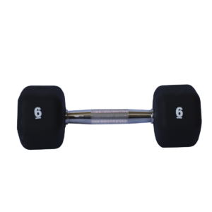 DUMBELL SEXTAVADO TEXTURIZADO PEG/CROMADA