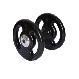 DUMBELL MONTADO EMBORRACHADO C/PEGADA RECARTILHADA