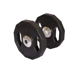 DUMBELL MONTADO DECAGONAL INJETADO C/PEGADA RECARTILHADA