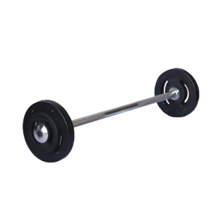 BARRA MONTADA INJETADA PEG/CROMADA RETA - W COM SUPORTE