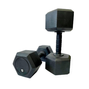 DUMBELL SEXTAVADO INJETADO C/PEGADA INJETADA