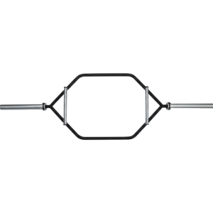 BARRA HEXAGONAL OLÍMPICA PRETA PEG/CROMADA - MACIÇA - TUBULAR