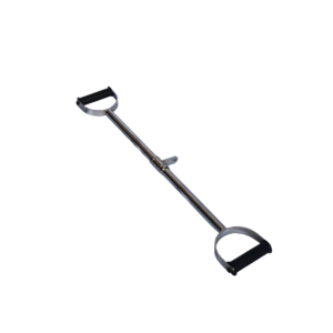 PUXADOR ROMANO "D" CROMADO COM GIRO - ANGULADO 38°