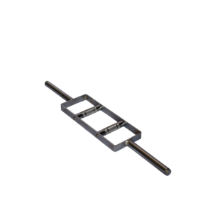 BARRA MACIÇA CROMADA RECARTILHADA C/PRESILHA ESPIRAL H